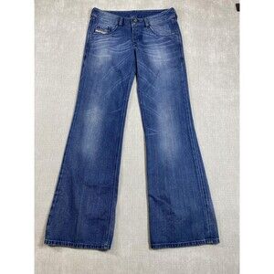 Diesel VIXY Jeans Womens 29x34 (35"Inseam) Blue Bootcut Flare Denim Wash 008LB